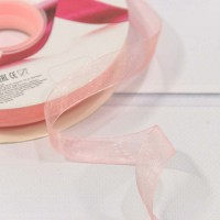 Лента Органза 1,5см*100ярд Персиковый 1/18 1/72 Арт: 559-15/1022 