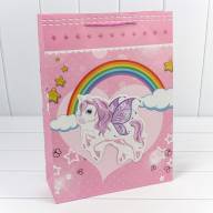 Пакет подарочный с 3D аппликацией "Единороги" (микс) 30*41,5*12 210г 1/20 1/120 Арт: 000333A - Пакет подарочный с 3D аппликацией "Единороги" (микс) 30*41,5*12 210г 1/20 1/120 Арт: 000333A