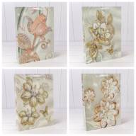 Пакет подарочный с блёстками "Цветы" (микс 202) 32*45*12 230г 1/20 1/120 Арт: 000202A - Пакет подарочный с блёстками "Цветы" (микс 202) 32*45*12 230г 1/20 1/120 Арт: 000202A