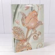 Пакет подарочный с блёстками "Цветы" (микс 202) 32*45*12 230г 1/20 1/120 Арт: 000202A - Пакет подарочный с блёстками "Цветы" (микс 202) 32*45*12 230г 1/20 1/120 Арт: 000202A