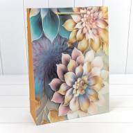 Пакет подарочный с 3D аппликацией "Цветы" (микс 257) 30*41,5*12 210г 1/20 1/80 Арт: 000257A - Пакет подарочный с 3D аппликацией "Цветы" (микс 257) 30*41,5*12 210г 1/20 1/80 Арт: 000257A