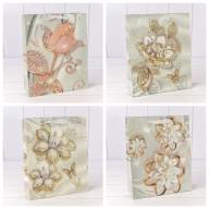 Пакет подарочный с блёстками "Цветы" (микс 202) 26*32*11 230г 1/20 1/240 Арт: 000202C - Пакет подарочный с блёстками "Цветы" (микс 202) 26*32*11 230г 1/20 1/240 Арт: 000202C