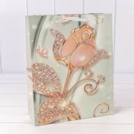 Пакет подарочный с блёстками "Цветы" (микс 202) 26*32*11 230г 1/20 1/240 Арт: 000202C - Пакет подарочный с блёстками "Цветы" (микс 202) 26*32*11 230г 1/20 1/240 Арт: 000202C