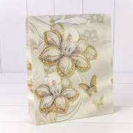 Пакет подарочный с блёстками "Цветы" (микс 202) 26*32*11 230г 1/20 1/240 Арт: 000202C - Пакет подарочный с блёстками "Цветы" (микс 202) 26*32*11 230г 1/20 1/240 Арт: 000202C