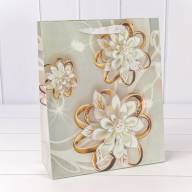 Пакет подарочный с блёстками "Цветы" (микс 202) 26*32*11 230г 1/20 1/240 Арт: 000202C - Пакет подарочный с блёстками "Цветы" (микс 202) 26*32*11 230г 1/20 1/240 Арт: 000202C