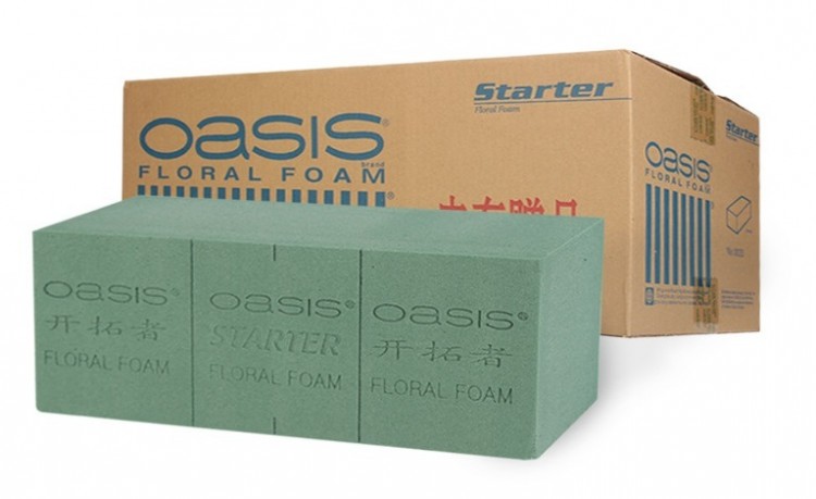 Губка флористическая "OASIS STARTER" 23см*11см*8см 1/20 Арт: 1029