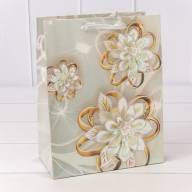 Пакет подарочный с блёстками "Цветы" (микс 202) 18*23*10 230г 1/20 1/360 Арт: 000202E - Пакет подарочный с блёстками "Цветы" (микс 202) 18*23*10 230г 1/20 1/360 Арт: 000202E