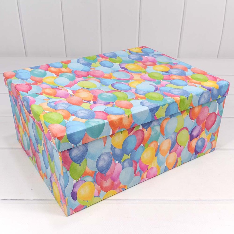 Коробки Прямоугольные Набор 1/10 34*26*15,3 "Воздушные шарики" 1/6 Арт: 721604/1831