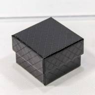 Коробка Квадратная 5*5*3 &quot;Ромбики&quot; Чёрный 1/24 1/720 Арт: 61255/7 - Коробка Квадратная 5*5*3 "Ромбики" Чёрный 1/24 1/720 Арт: 61255/7