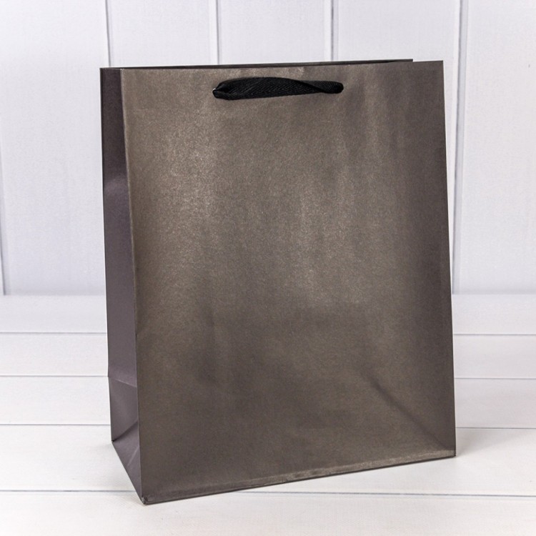 Пакет подарочный Крафт Чёрный 26*32*13 180г 1/10 1/240 Арт: 000222C/11