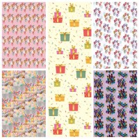 Бумага в листах 70*100 ±5% (25 шт.) 80г (микс 74) 1/10 Арт: 000402/74