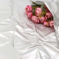 Бумага в листах "Тишью" 50*66 (10 шт.) Серебряный 1/250 Арт: 000100/5