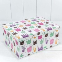 Коробки Прямоугольные Набор 1/10 34*26*15,3 "Короны" 1/6 Арт: 721604/1577