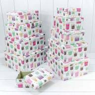 Коробки Прямоугольные Набор 1/10 34*26*15,3 "Короны" 1/6 Арт: 721604/1577 - Коробки Прямоугольные Набор 1/10 34*26*15,3 "Короны" 1/6 Арт: 721604/1577