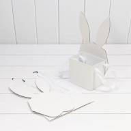 Коробка Сборная 18*9,5*31 "Зайка" Белый 1/10 1/80 Арт: 720796/1 - Коробка Сборная 18*9,5*31 "Зайка" Белый 1/10 1/80 Арт: 720796/1