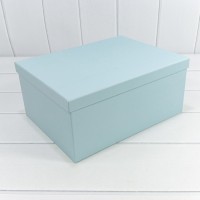 Коробки Прямоугольные Набор 1/10 34*26*15,3 Голубой 1/6 Арт: 721604/1394