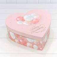 Коробки "Сердце" Набор 1/3 33*32*11,5 Розовый 1/12 Арт: 7203010/1 - Коробки "Сердце" Набор 1/3 33*32*11,5 Розовый 1/12 Арт: 7203010/1