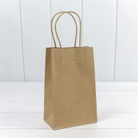 Пакет подарочный Крафт 13*21*8 120г 1/20 1/480 Арт: 214G
