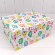 Коробки Прямоугольные Набор 1/10 34*26*15,3 "Шарики с верёвочками" 1/6 Арт: 721604/1486 - Коробки Прямоугольные Набор 1/10 34*26*15,3 "Шарики с верёвочками" 1/6 Арт: 721604/1486