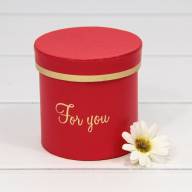 Коробка Цилиндр 8*8 &quot;For you&quot; (микс) 1/6 1/240 Арт: 720-101 - Коробка Цилиндр 8*8 "For you" (микс) 1/6 1/240 Арт: 720-101