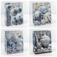 Пакет подарочный "Новый год" (микс 450) 18*23*10 210г 1/20 1/360 Арт: 300450E