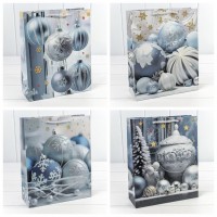 Пакет подарочный "Новый год" (микс 450) 26*32*10 210г 1/20 1/240 Арт: 300450C