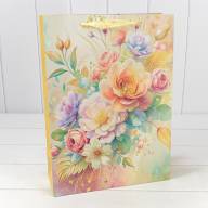 Пакет подарочный "Цветы" (микс 225) 30*41,5*12 210г 1/20 1/80 Арт: 000225A - Пакет подарочный "Цветы" (микс 225) 30*41,5*12 210г 1/20 1/80 Арт: 000225A
