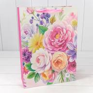 Пакет подарочный "Цветы" (микс 225) 30*41,5*12 210г 1/20 1/80 Арт: 000225A - Пакет подарочный "Цветы" (микс 225) 30*41,5*12 210г 1/20 1/80 Арт: 000225A