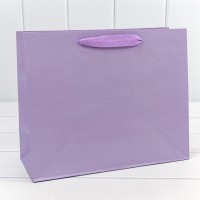 Пакет подарочный Крафт "Люкс" 32*26*13 210г Сиреневый 1/10 1/240 Арт: 000221CA/2072
