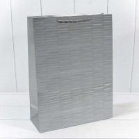 Пакет подарочный "Престиж" Серебряный 210г 30*40*15 1/20 1/120 Арт: 300342A/3