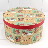 Коробки Круглые Набор 1/10 35*17,3 "Merry Christmas" 1/4 Арт: 730813/1691