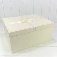 Коробки Прямоугольные Набор 1/10 53*43*26 с бантом Бежевый 1/1 Арт: 721317/2 - Коробки Прямоугольные Набор 1/10 53*43*26 с бантом Бежевый 1/1 Арт: 721317/2
