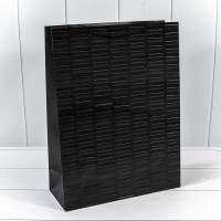 Пакет подарочный "Престиж" Чёрный 210г 30*40*15 1/20 1/120 Арт: 300342A/7