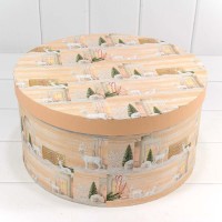 Коробки Круглые Набор 1/10 35*17,3 "Олени" 1/4 Арт: 730813/1672