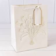 Пакет подарочный с тиснением "Букет" (микс) 18*23*10 210г 1/20 1/360 Арт: 000330E - Пакет подарочный с тиснением "Букет" (микс) 18*23*10 210г 1/20 1/360 Арт: 000330E