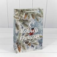 Пакет подарочный &quot;С Новым годом&quot; (микс) 20*30*10 128г 1/20 1/220 Арт: 300294K - Пакет подарочный "С Новым годом" (микс) 20*30*10 128г 1/20 1/220 Арт: 300294K