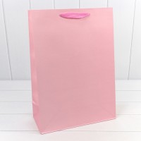 Пакет подарочный Крафт "Люкс" 32*45*15 210г Розовый 1/10 1/80 Арт: 000221A/182