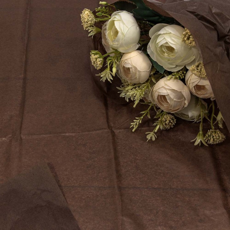 Бумага в листах "Тишью" 50*66 (10 шт.) Медно-коричневый 1/250 Арт: 000100/17