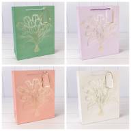 Пакет подарочный с тиснением "Букет" (микс) 26*32*12 210г 1/20 1/240 Арт: 000330C 1 - Пакет подарочный с тиснением "Букет" (микс) 26*32*12 210г 1/20 1/240 Арт: 000330C 1