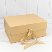 Коробка Прямоугольная 33,5*26*15,5 складная на магнитах Крафт 1/32 Арт: 721228/1954