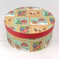 Коробки Круглые Набор 1/3 25,5*11,5 &quot;Merry Christmas&quot; 1/12 Арт: 7302245/1691 - Коробки Круглые Набор 1/3 25,5*11,5 "Merry Christmas" 1/12 Арт: 7302245/1691