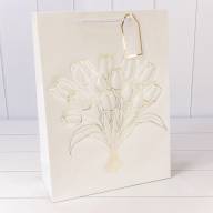 Пакет подарочный с тиснением "Букет" (микс) 31*42*12 210г 1/20 1/80 Арт: 000330A - Пакет подарочный с тиснением "Букет" (микс) 31*42*12 210г 1/20 1/80 Арт: 000330A