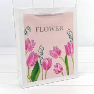 Пакет подарочный с тиснением "Flower" (микс) 26*32*10 210г 1/20 1/240 Арт: 000254C - Пакет подарочный с тиснением "Flower" (микс) 26*32*10 210г 1/20 1/240 Арт: 000254C