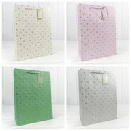 Пакет подарочный с тиснением "Сердечки" (микс 2) 31*42*12 210г 1/20 1/80 Арт: 000545A - Пакет подарочный с тиснением "Сердечки" (микс 2) 31*42*12 210г 1/20 1/80 Арт: 000545A