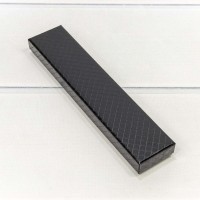 Коробка Прямоугольная 20*4,5*2,7 "Ромбики" Чёрный 1/12 1/240 Арт: 612204/7