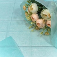 Бумага в листах "Тишью" 50*66 (10 шт.) Голубой 1/250 Арт: 000100/20