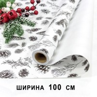 Плёнка для упаковки 1*10м "Новогодняя"-201 65мкм 1/20 Арт: 1720/1