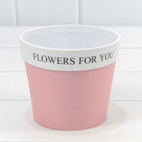 Коробка "Ваза для цветов" 10,5*12 "Flowers For You" Персиковый 1/10 1/120 Арт: 720790/6 1