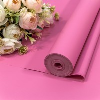Плёнка 0,59*34м 900г "Корейская" 65мкм Розово-пурпурный 1/6 1/12 Арт: 90038/245
