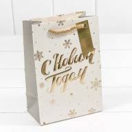 Пакет подарочный с тиснением &quot;Новый год&quot; (микс) 12*15*6,7 1/20 1/240 Арт: 300382H/1 - Пакет подарочный с тиснением "Новый год" (микс) 12*15*6,7 1/20 1/240 Арт: 300382H/1